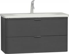 VitrA 56149 Nest Trendy Lavabo Dolabı 2 Çekmeceli 100 Cm P.Antrasit.