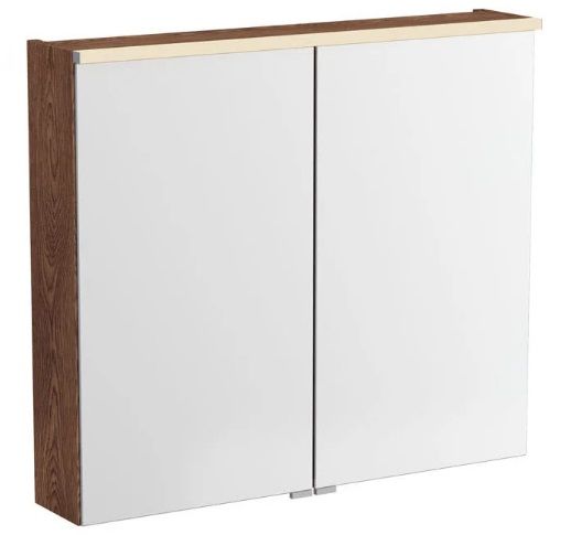 Vitra 67165 Metropole Edge Dolaplı Ayna 80 cm Ceviz