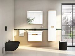 Vitra 60813 Sento Lavabo Dolabı 80 Cm Tek Çekm.Mat Beyaz
