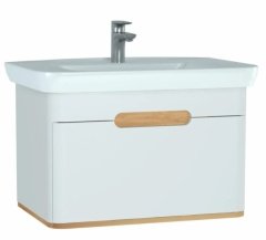 Vitra 60813 Sento Lavabo Dolabı 80 Cm Tek Çekm.Mat Beyaz