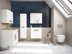 Vitra 60785 Sento Lavabo Dolabı 80 Cm Kapaklı Mat Beyaz