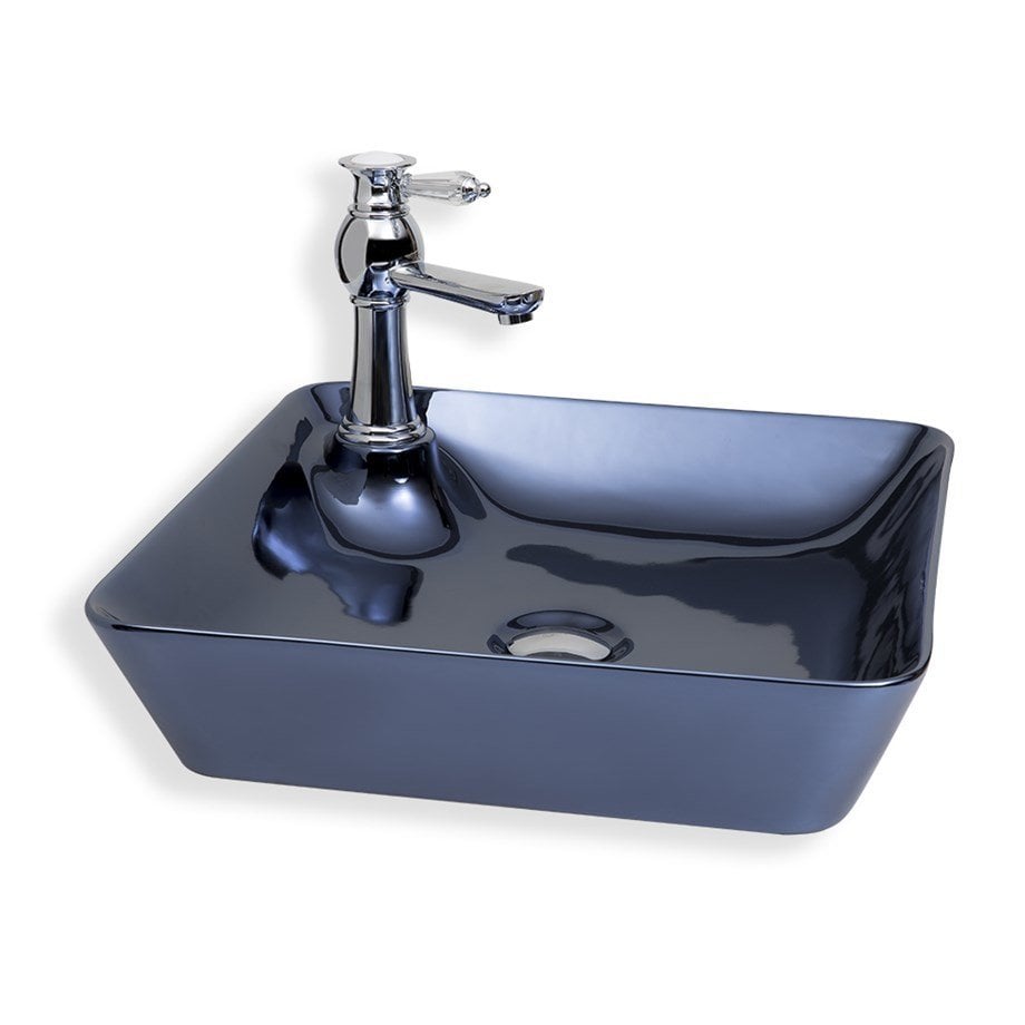 Lena E-4620L Tezgah Üstü Lavabo Metalik Lacivert
