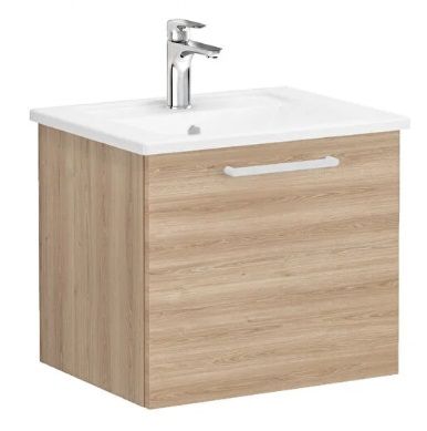 Vitra Root Flat 66410 Lavabo Dolabı,Tek Çekmece.60cm Doğal Meşe
