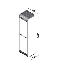 Lineart Maison Boy Dolabı Kırık Beyaz