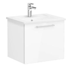 Vitra Root Flat 66414 Lavabo Dolabı,Tek Çekmece.60cm Parlak Beyaz