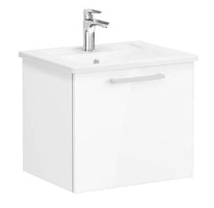 Vitra Root Flat 66414 Lavabo Dolabı,Tek Çekmece.60cm Parlak Beyaz