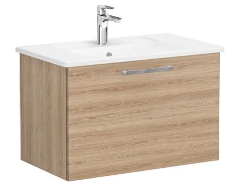 Vitra Root Flat 66422 Lavabo Dolabı,Tek Çekmece.80cm Doğal Meşe