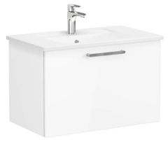 Vitra Root Flat 66426 Lavabo Dolabı,Tek Çekmece.80cm Parlak Beyaz
