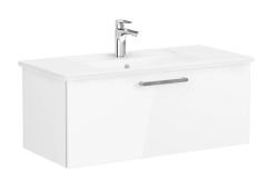 Vitra Root Flat 68238 Lavabo Dolabı,Tek Çekmece.100cm Parlak Beyaz