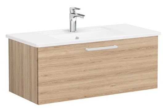 Vitra Root Flat 68245 Lavabo Dolabı,Tek Çekmece.100cm Doğal Meşe