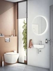 VitrA A44893 Origin Tuvalet Fırçalığı, Yerden, Krom