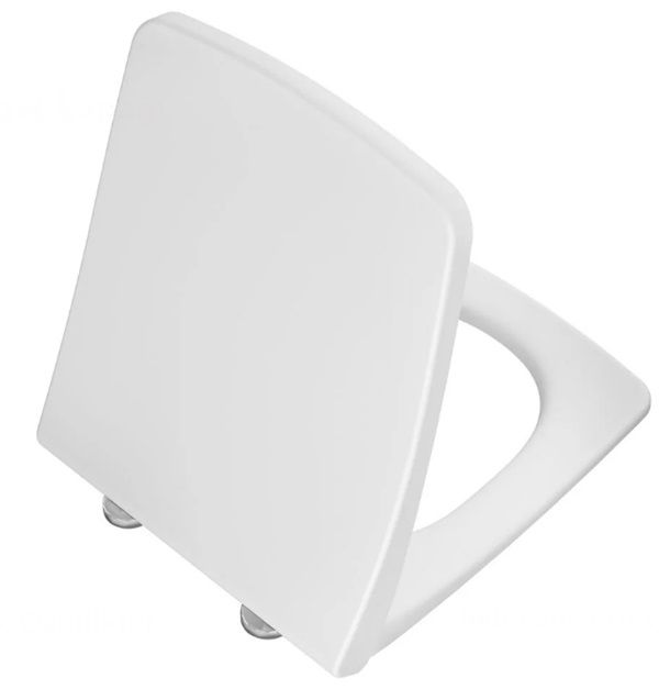 Vitra 132-401R009 Metropole Slim Klozet Kapağı Mat Beyaz Yavaş Kapanır