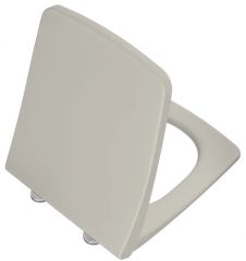 Vitra 132-420R009 Metropole Slim Klozet Kapağı Mat Bej Yavaş Kapanır