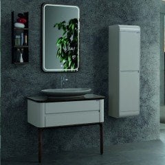 Lineart La Vie 100 cm Banyo Dolabı + Ledli Ayna