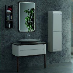 Lineart La Vie 100 cm Banyo Dolabı + Ledli Ayna
