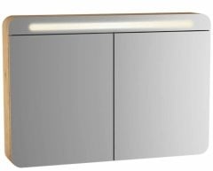 Vitra 60897 Sento Aydınlatmalı Dolaplı Ayna 100 Cm Açık Meşe