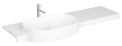Vitra Voyage 7221B403-0041 Etajerli Lavabo, 130 cm, Beyaz