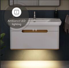 Vitra 60820 Sento Lavabo Dolabı 100 Cm Tek Çekm.Mat Antrasit