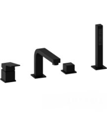 Artema A4359036 Minimax Square Küvet Bataryası Mat Siyah