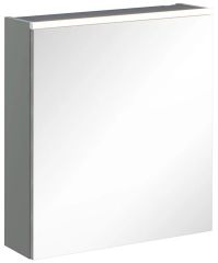 Vitra 67570 Core Aydınlatmalı Dolaplı Ayna 60 Cm Mat Gri (Sol)