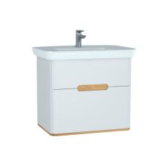 Vitra 60824 Sento Lavabo Dolabı 80 Cm Çift Çekm.Mat Beyaz