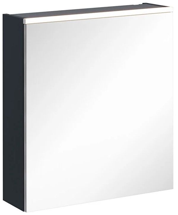Vitra 67573 Core Aydınlatmalı Dolaplı Ayna 60 Cm Mat Lacivert (Sol)