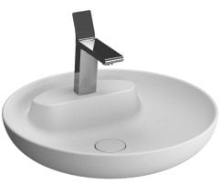 VitrA 5880B401-0563 Memoria Tezgah Üstü Çanak Lavabo 50 cm Mat Beyaz