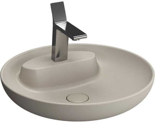 VitrA 5880B420-0563 Memoria Tezgah Üstü Çanak Lavabo 50 cm Mat Bej