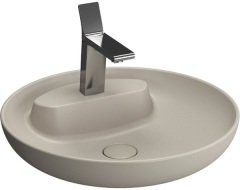 VitrA 5880B420-0563 Memoria Tezgah Üstü Çanak Lavabo 50 cm Mat Bej