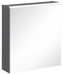 Vitra 67584 Core Aydınlatmalı Dolaplı Ayna 60Cm Mat Fırtına Gri(Sağ)