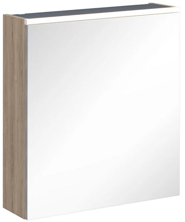 Vitra 67586 Core Aydınlatmalı Dolaplı Ayna 60Cm Doğal Meşe(Sağ)