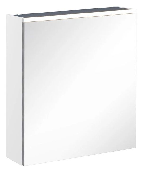 Vitra 67589 Core Aydınlatmalı Dolaplı Ayna 60Cm Mat Beyaz(Sağ)