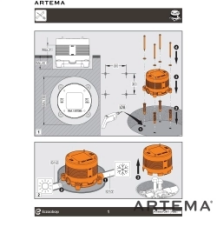 Artema A43591 Minimax Square Küvet Bataryası Yerden Krom