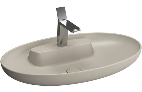 VitrA 5881B420-0563 Memoria Tezgah Üstü Çanak Lavabo 75 cm Mat Bej