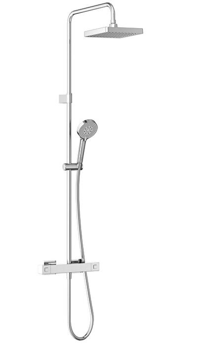 Artema A47306 Base Square Termostatik Banyo Bataryası