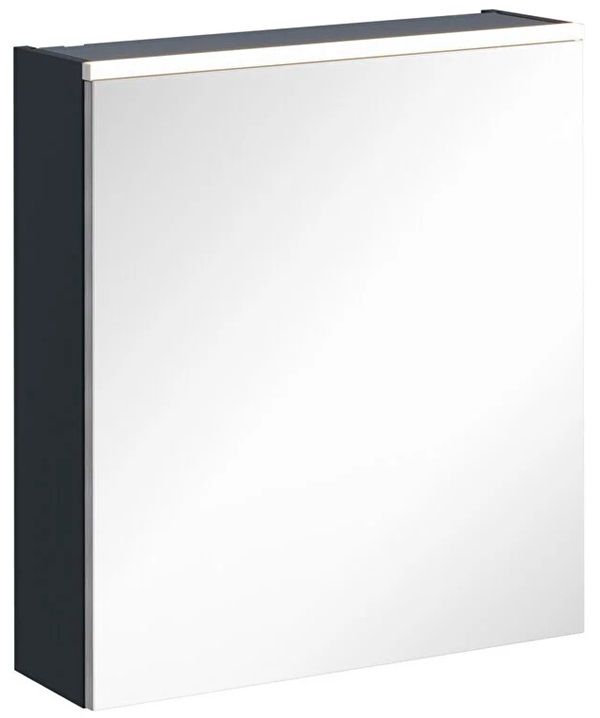 Vitra 67594 Core Aydınlatmalı Dolaplı Ayna 60Cm Mat Lacivert(Sağ)