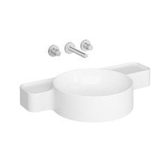 Vitra Voyage 7227B403-0016 Etajerli Dar Lavabo, 70 cm, Beyaz
